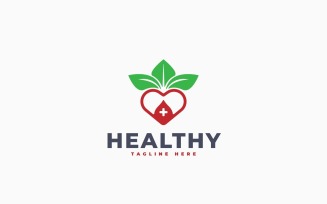 Healthy Blood Logo Template Design