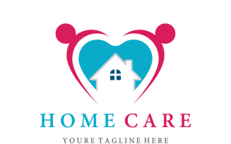 Minimalist Home Care Logo Template