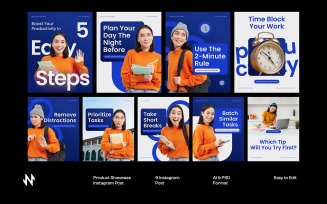 Productivity Instagram Carousel