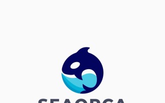 Sea Orca Logo Template Design
