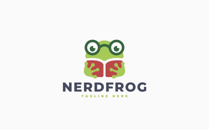 Smart Frog Logo Template Design