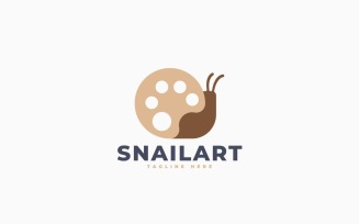 Snail Art Logo Template Design