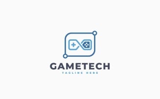 Game Technology Logo Template Design