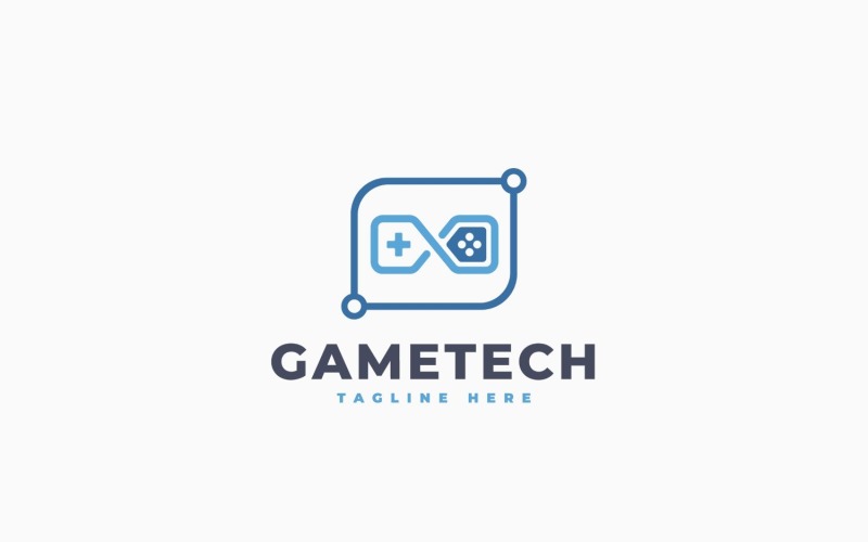Game Technology Logo Template Design