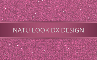 Glamorous Glitter Pink Banner Mockup PSD for Beauty, Fashion & Branding Designs