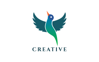 Modern Phoenix Bird Logo Design