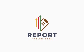 Report Chart Logo Template Design