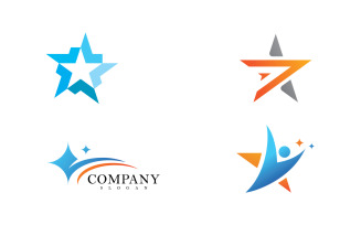 Star logo vector design template V13