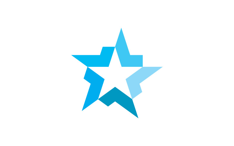 Star logo vector design template V1. Logo Template