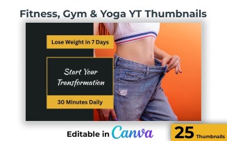 Yoga YouTube Thumbnail Kit