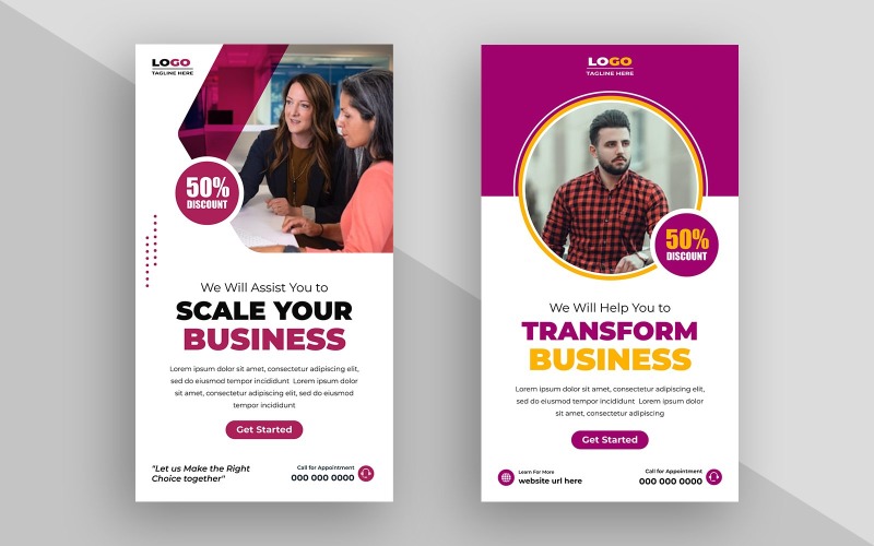 Digital Marketing Social Media Story Template Ver-30