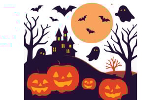 Halloween Party Illustration