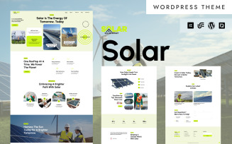 Solar - Solar Panel & Green Energy WordPress Elementor Responsive Theme