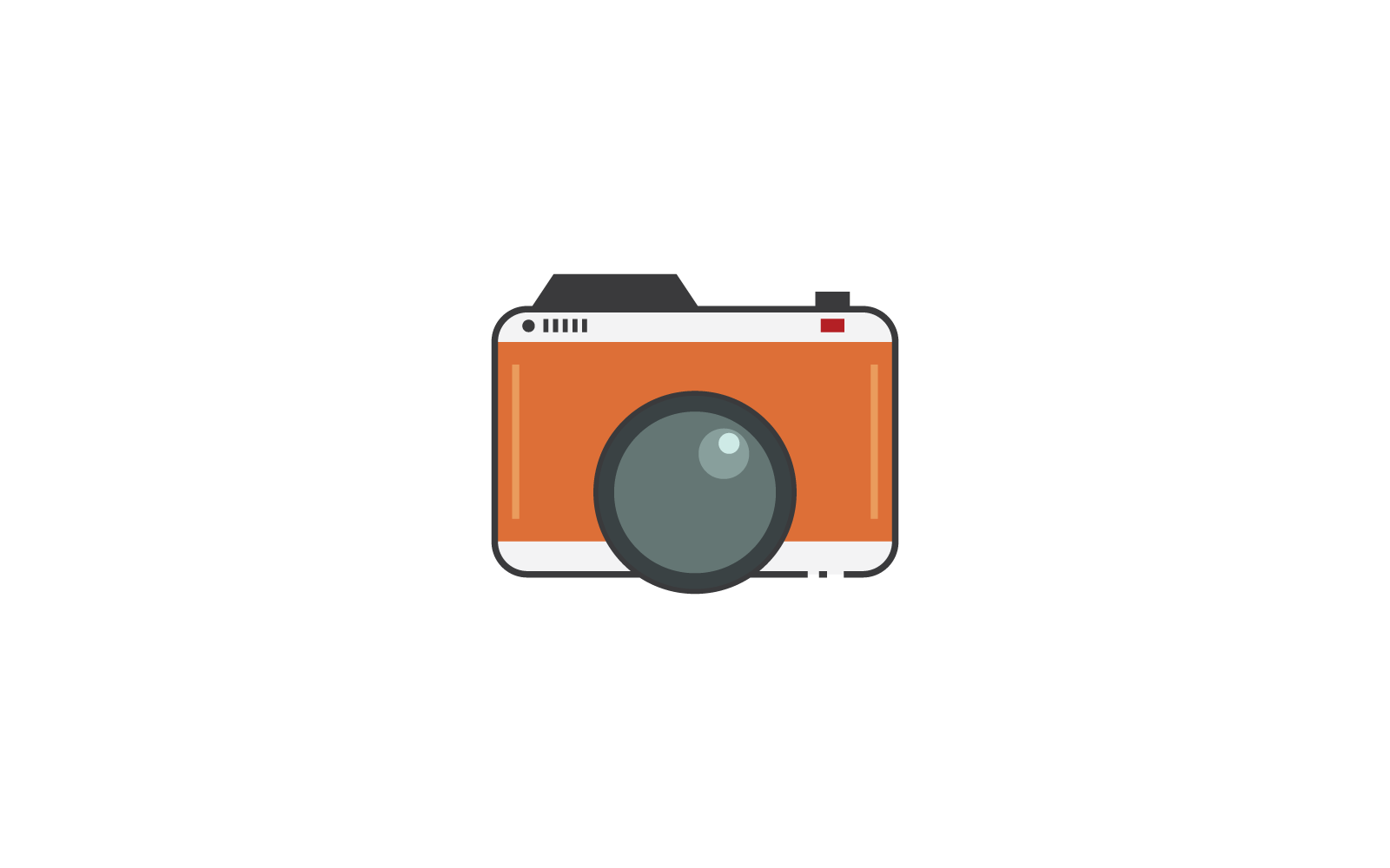 camera design icon illustation template