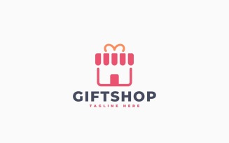 Gift Store Logo Template Design