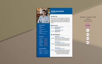 Resume & Cover Letter Template, Business Resume Template