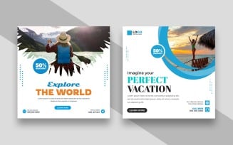 Travel Agency Social Media Post Template Ver-2