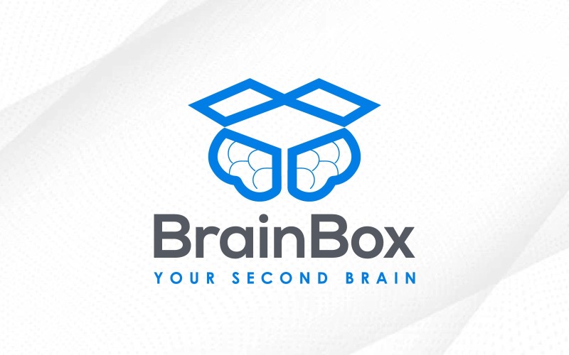 Ai Brain Box Logo Design Artificial Intelligence Ai Brain Box Logo Design Logo Template