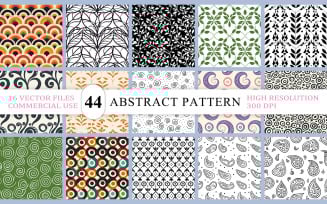 Artistic Abstract Background Design Set | Modern Retro Geometric Pattern | Abstract Vector Pattern