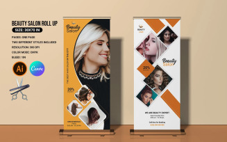 Beauty Salon Roll Up Banner