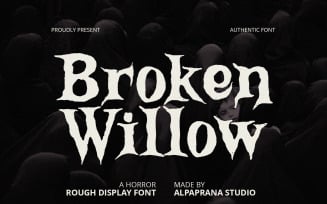Broken Willow - Display Font