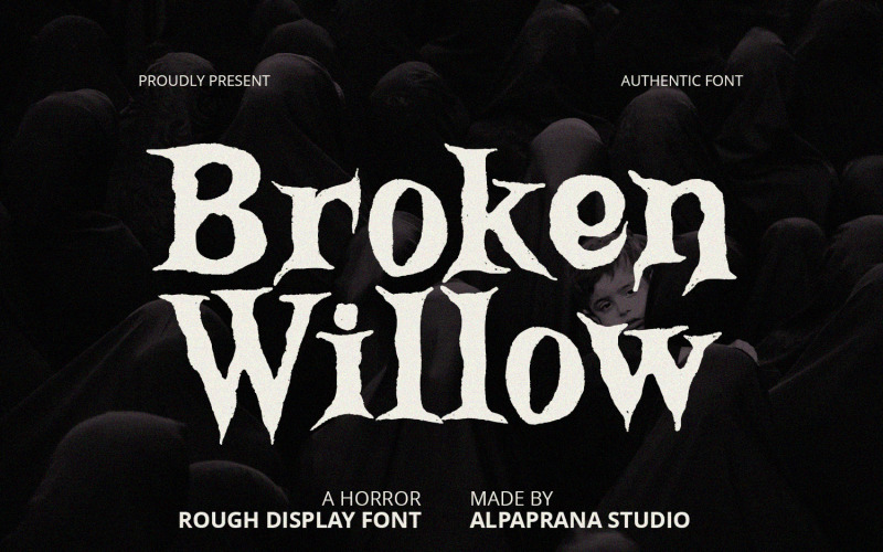 Broken Willow - Display Font