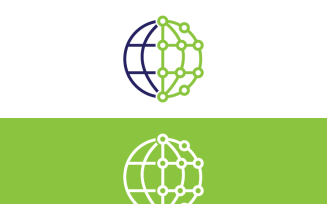 Global Tech Logo Template Design