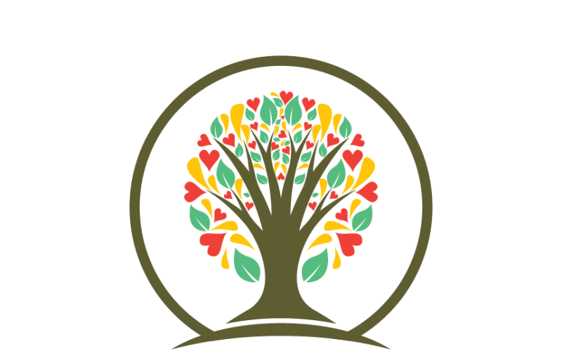 Tree Leaf Eco-friendly concept Logo Template