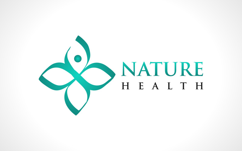 Nature Health Logo Wellness Logo Design Logo Template