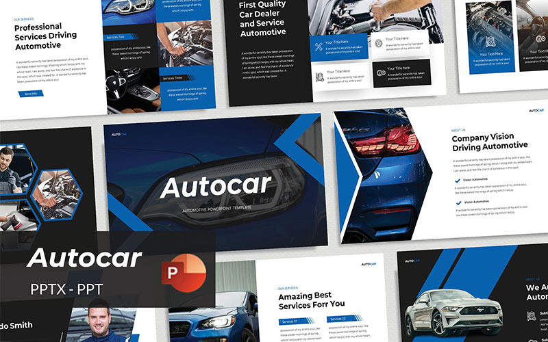 Autocar - Car Dealer Automotive PowerPoint Template