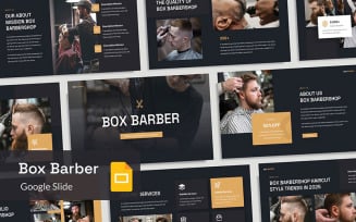 Box Barber - Barbershop Google Slides Presentation Template
