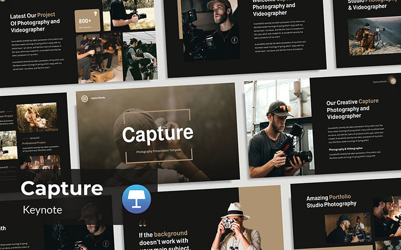 Capture - Photography Keynote Template