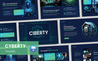 Ciberty - Cyber Security Keynote Template