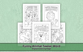 Funny Swear Word Coloring Pages for Adults
