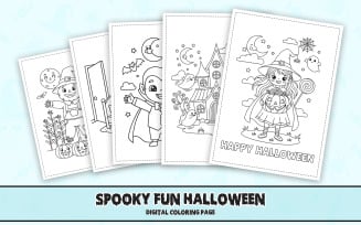 Halloween Coloring Pages for Kids