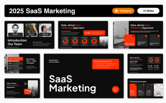 2025 SaaS Marketing Powerpoint Template