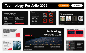 Technology Portfolio 2025 Powerpoint Template