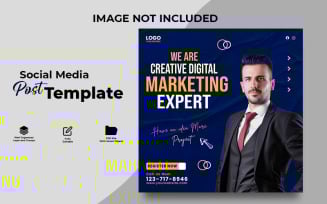 Creative Digital Marketing Expert Banner Template |
