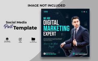 Digital Marketing Expert Business Banner Design Template