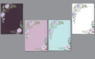 Wedding Invitation Card Design Template