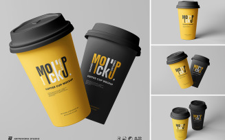 Coffee Cup Mockup Sets Design