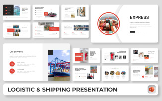 Express - Logistic & Shipping PowerPoint Presentation Template