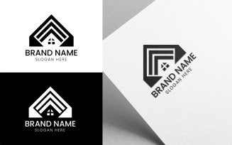 Letter A real estate logo-987