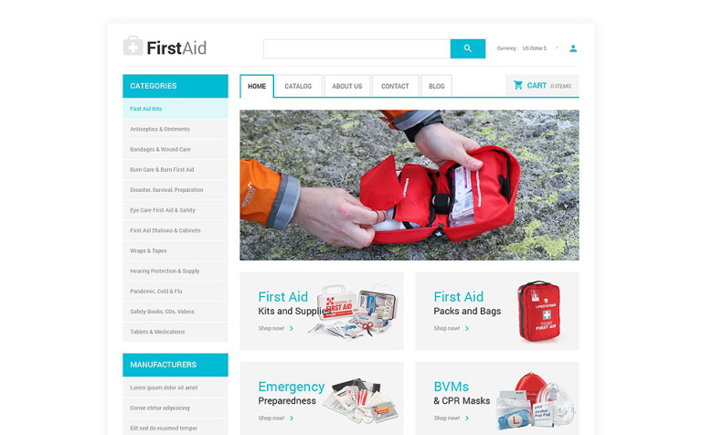 Ambulance Responsive VirtueMart Template Big Screenshot Ambulance Responsive VirtueMart Template New Screenshots BIG