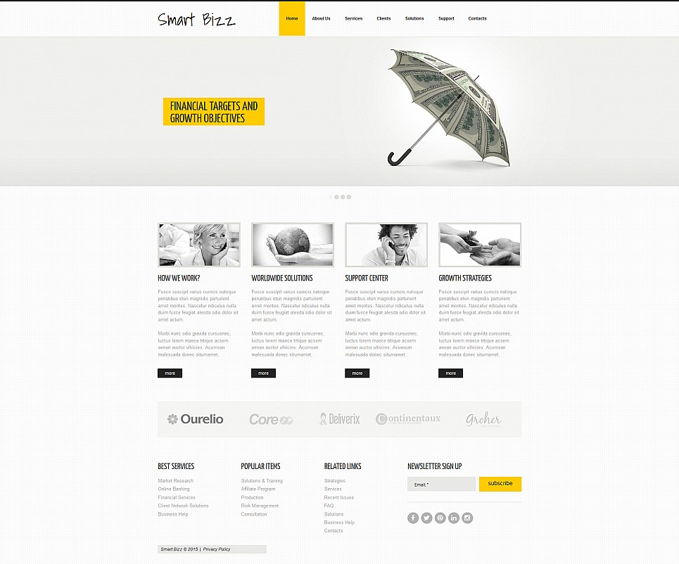 Business Responsive Moto CMS 3 Template New Screenshots BIG