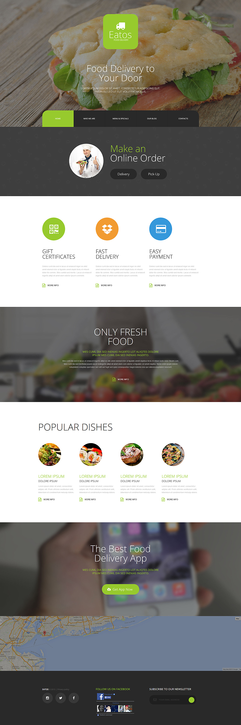 Eatos Joomla Template New Screenshots BIG