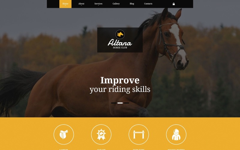Horse Club Joomla Template
