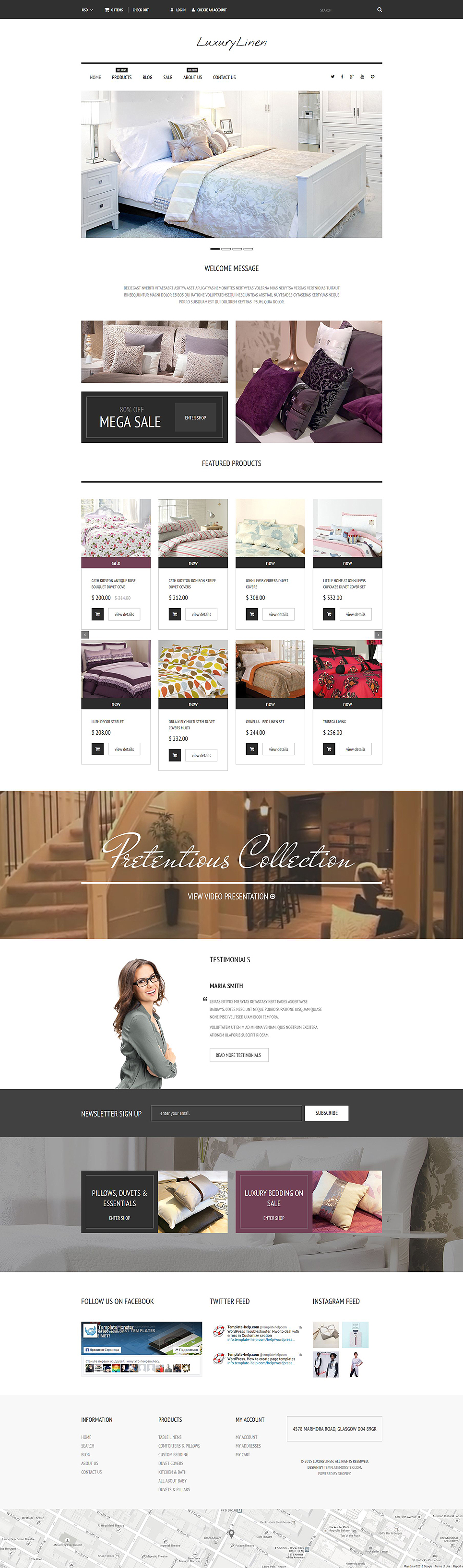 Linen Store Shopify Theme New Screenshots BIG