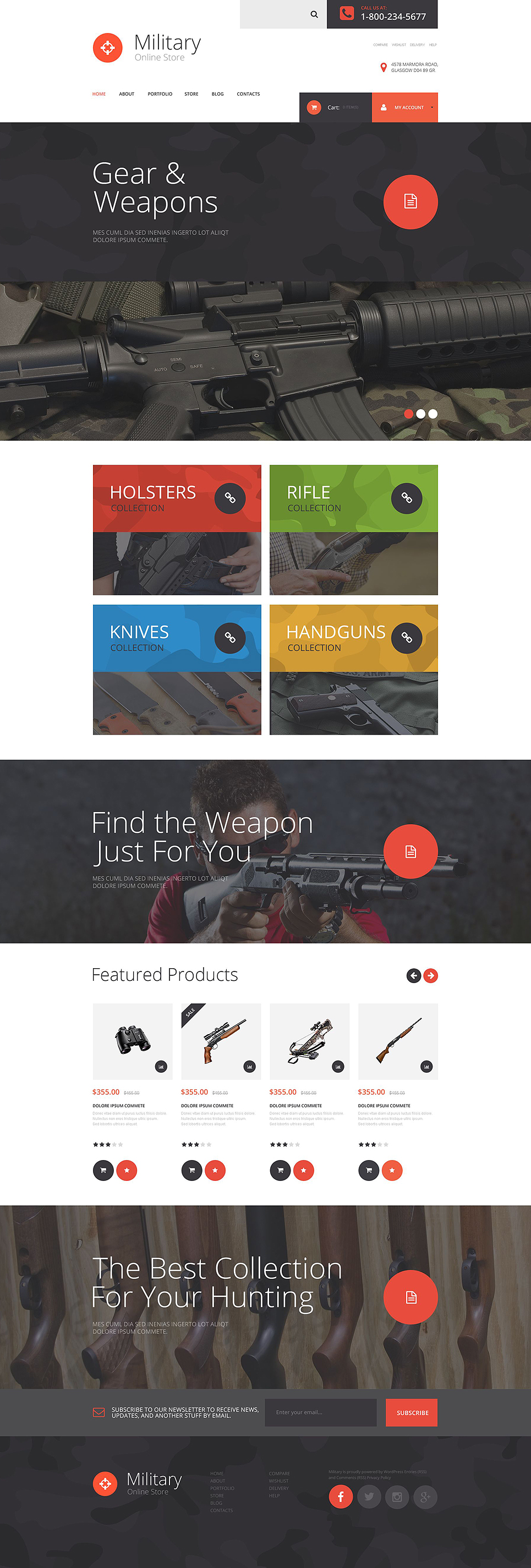 Military Store WooCommerce Theme New Screenshots BIG