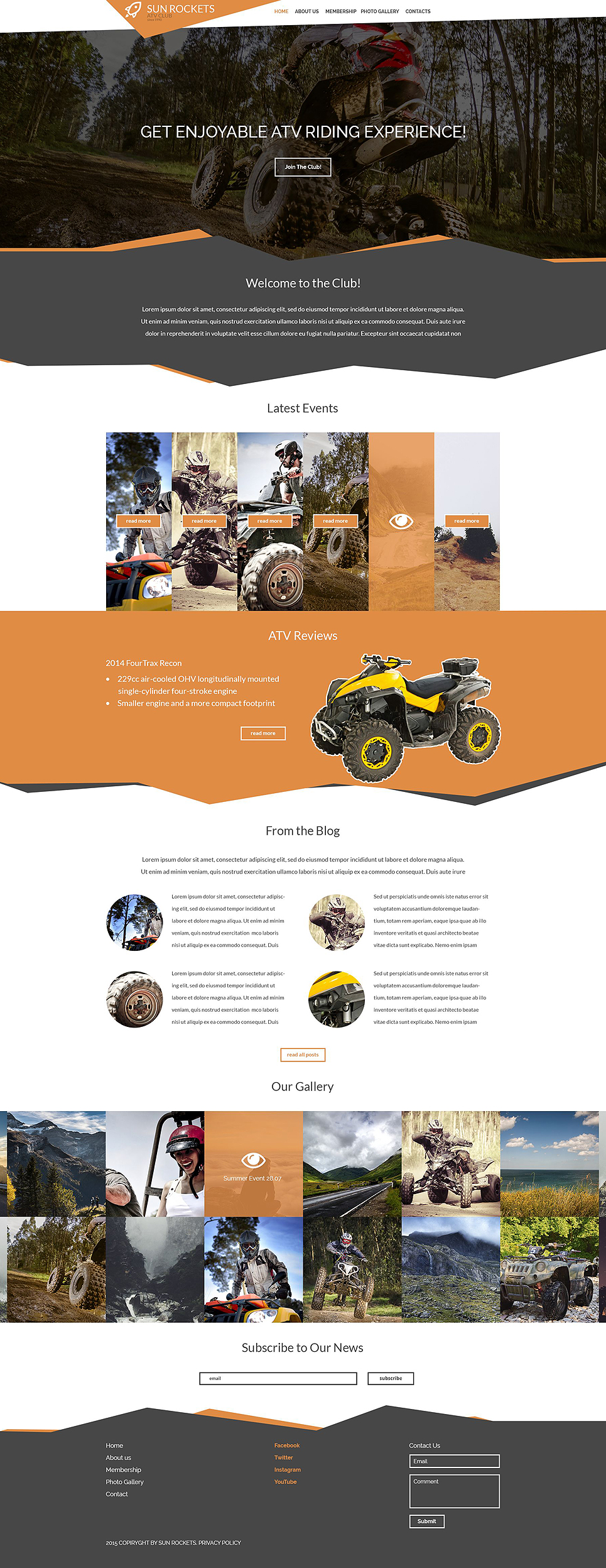 Motor Sports Responsive Website Template New Screenshots BIG